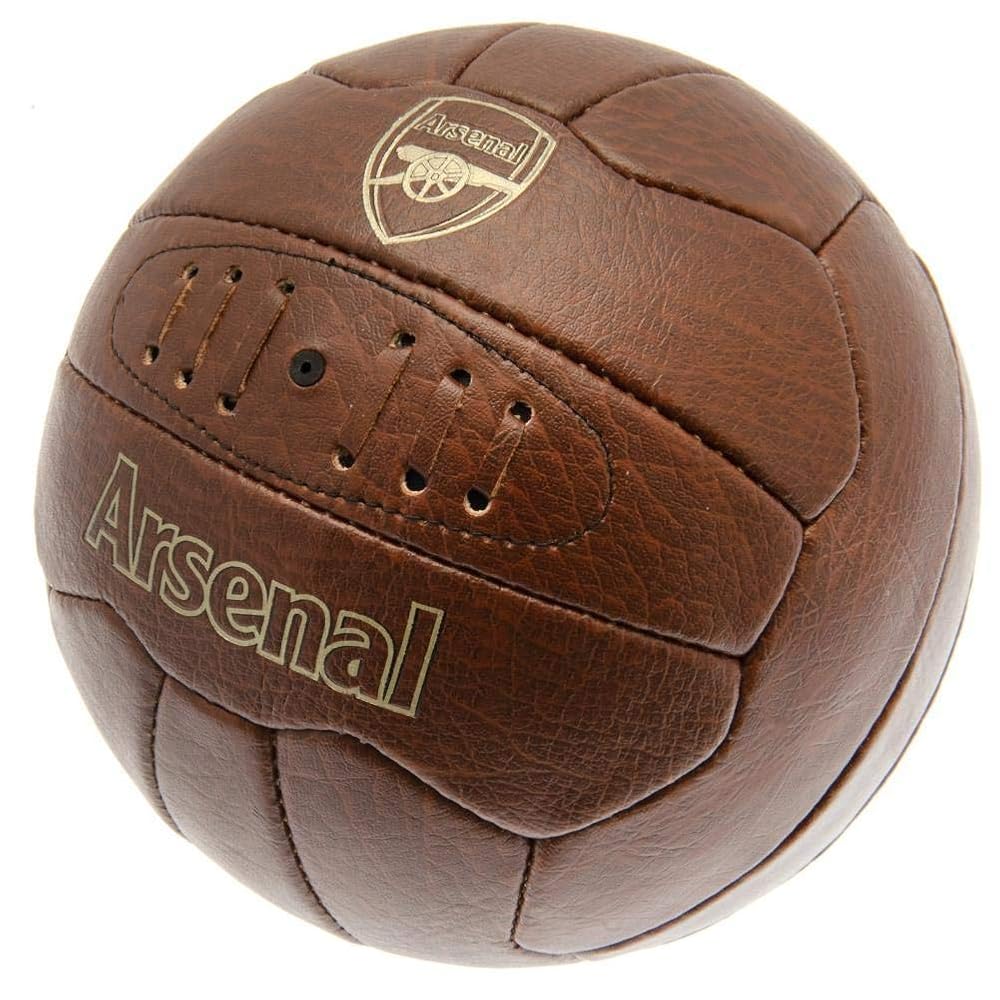 Amazon.com: Arsenal FC Heritage Football (5) (Brown/Gold